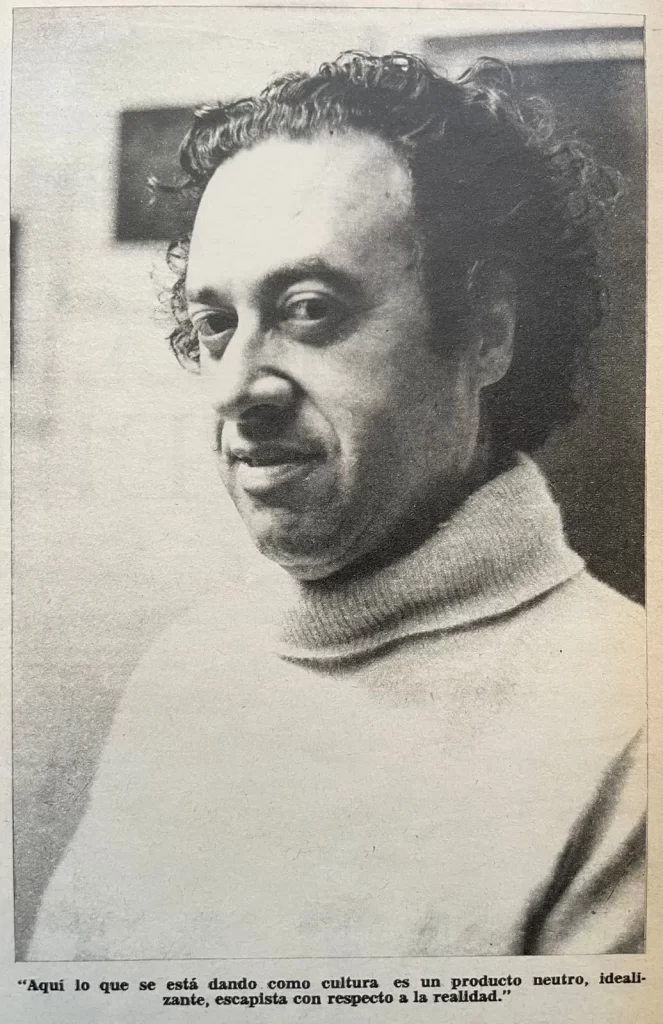 Retrato Enrique Lihn