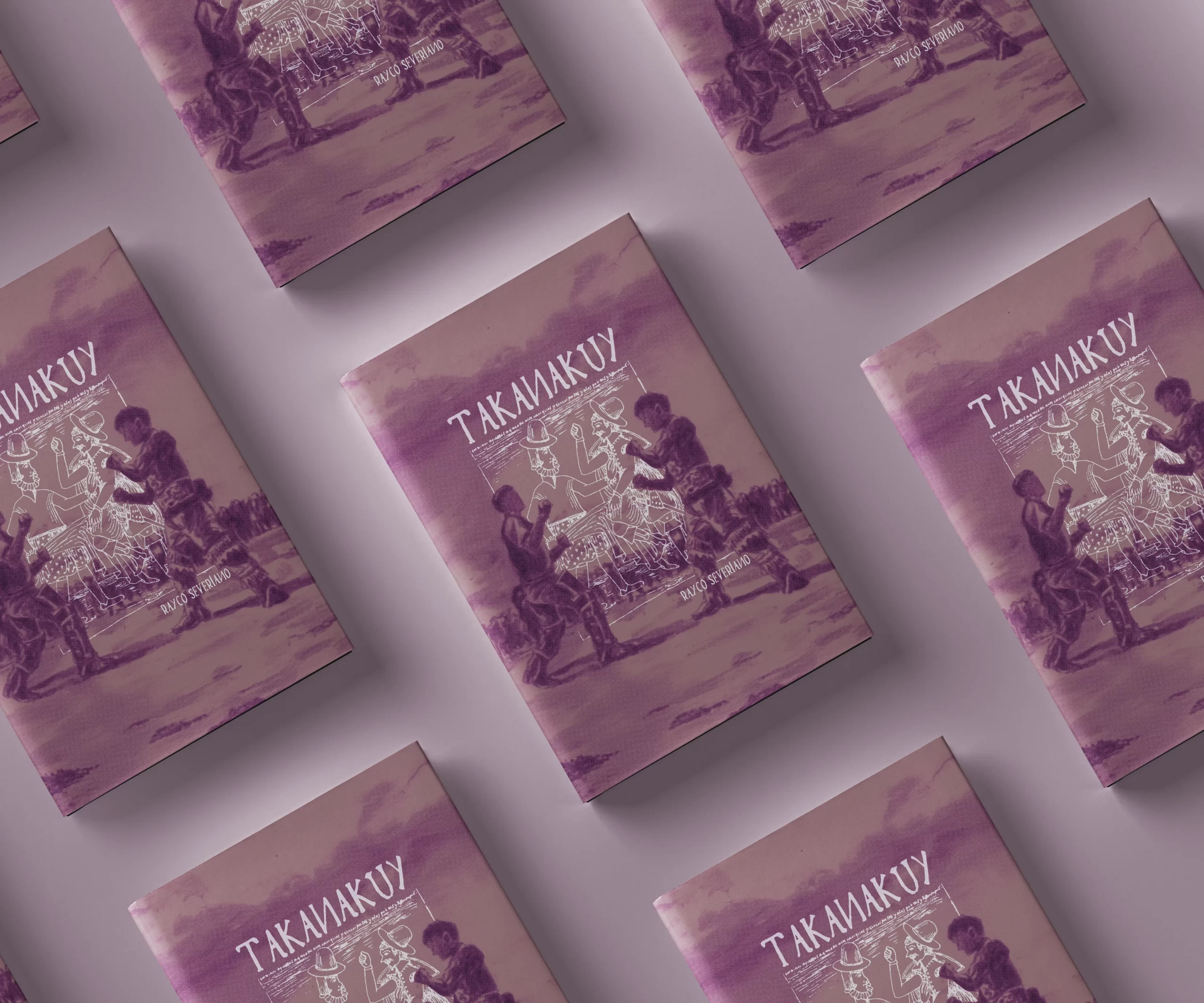 Takanakuy varias portadas mockup